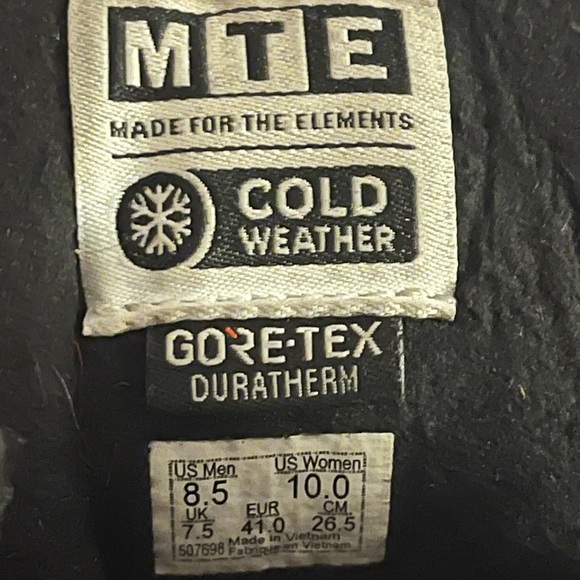 Vans SK8 Gor-tex MTE High Red Checked Lace Up Boots Sz 8.5 Inserts Cold Weather - Picture 3 of 16